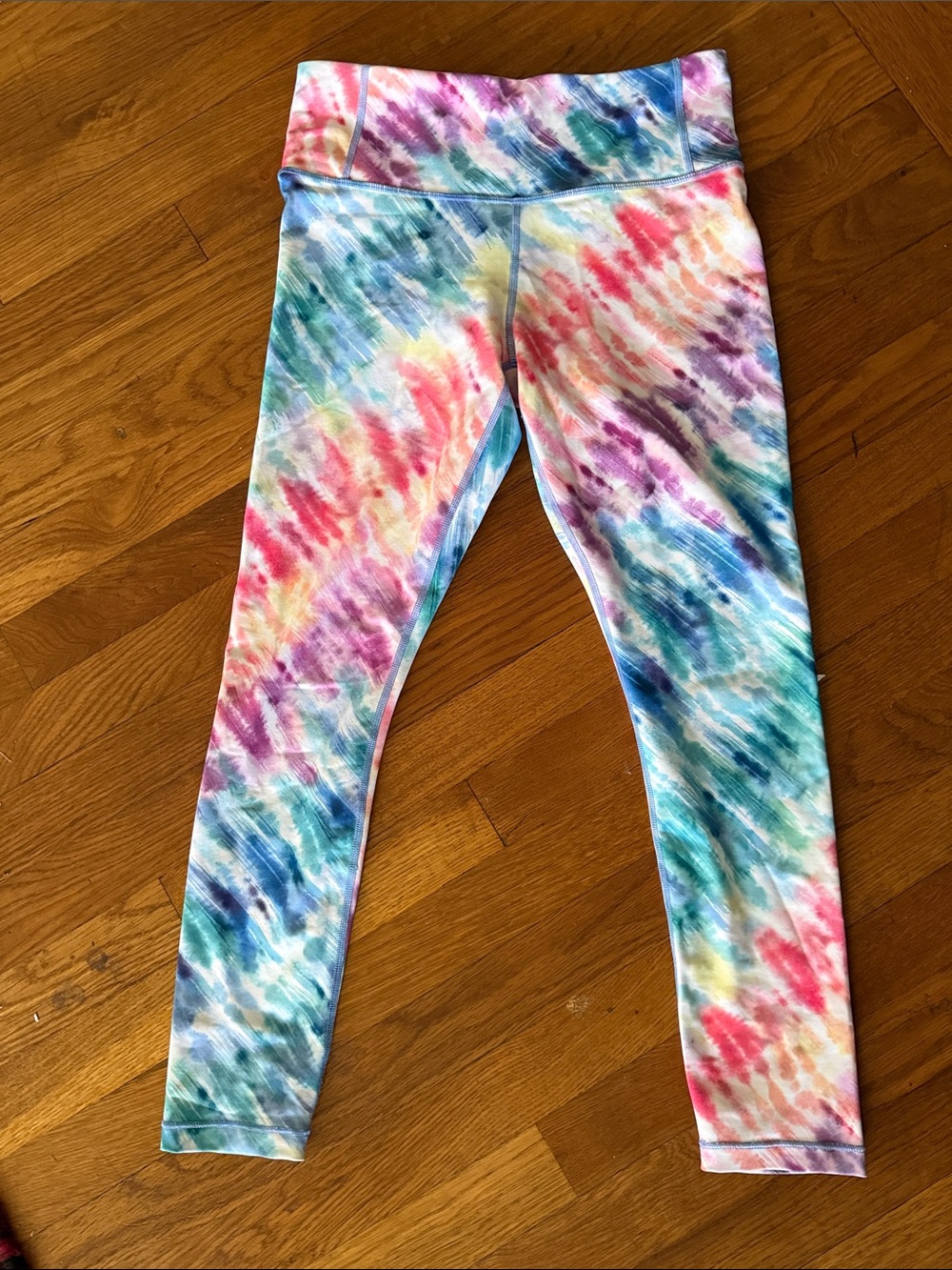 Athleta Kids Multicolor Tie-Dye Leggings